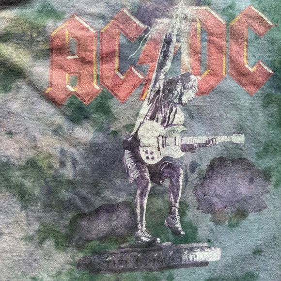 ACDC Tie Dye Band Tee - Picture 2 of 4
